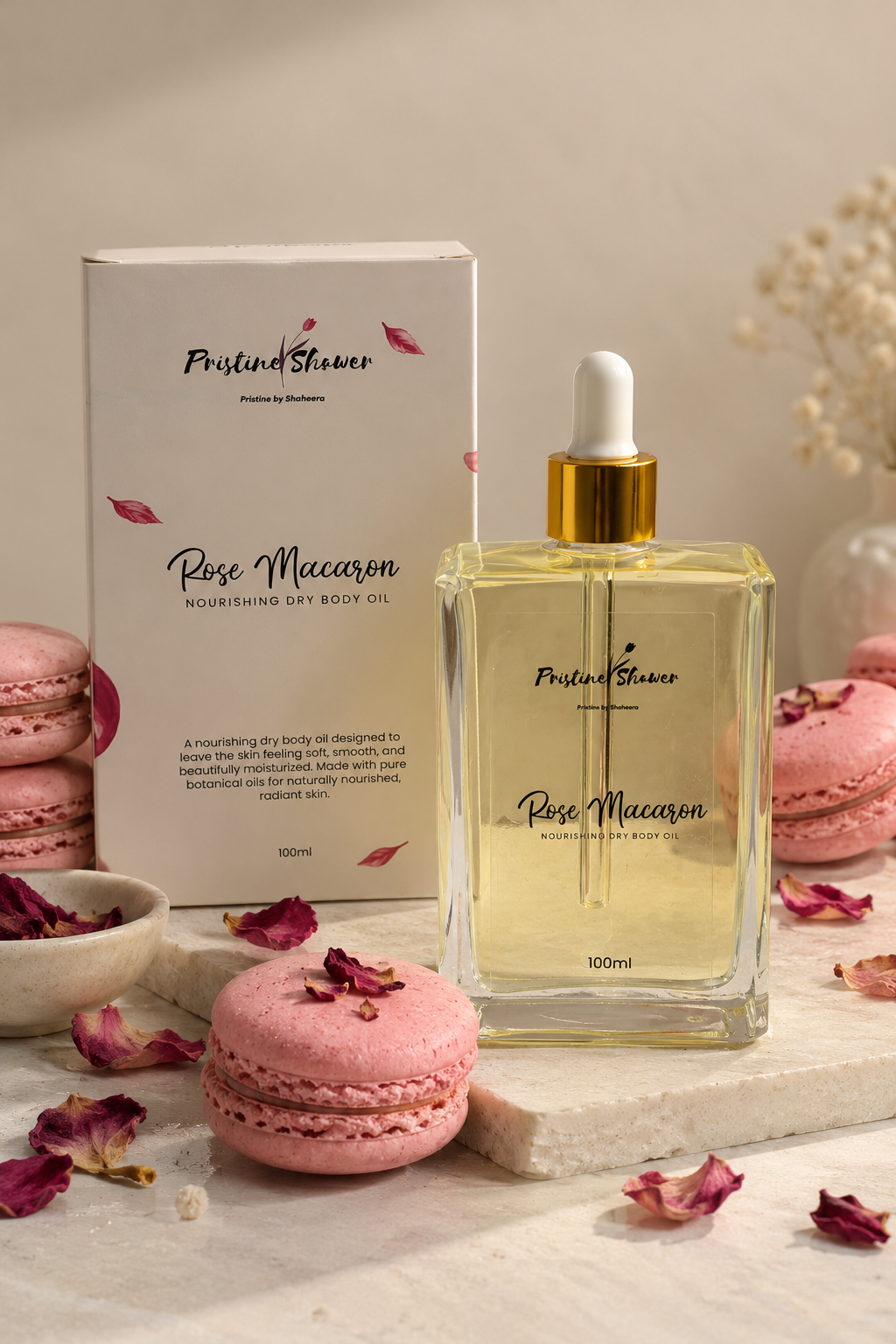 ROSE MACARON - Nourishing Dry Body Oil