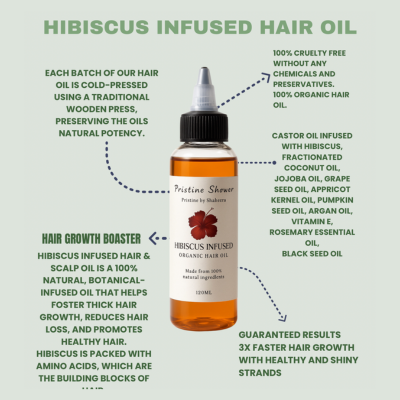 Hibiscus Infused Hair & Scalp Oil